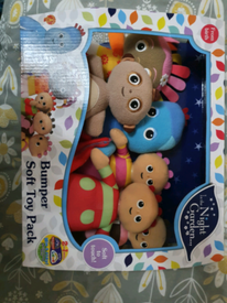 in the night garden bumper soft toy pack